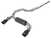 aFe Takeda 3in 304 SS Cat-Back Exhaust System w/ Black Tips 16-18 Ford Focus RS I4-2.3L (t) - Burkken Auto Parts