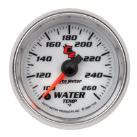 Autometer C2 52mm 100-260 Deg F Electronic Water Temp Gauge - Burkken Auto Parts