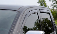 AVS 17-18 Ford F-250 Super Duty Supercrew Ventvisor Front & Rear Window Deflectors 4pc - Smoke - Burkken Auto Parts