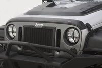 AVS 07-18 Jeep Wrangler Unlimited Ventvisor & Aeroskin Deflector Combo Kit - Matte Black - Burkken Auto Parts