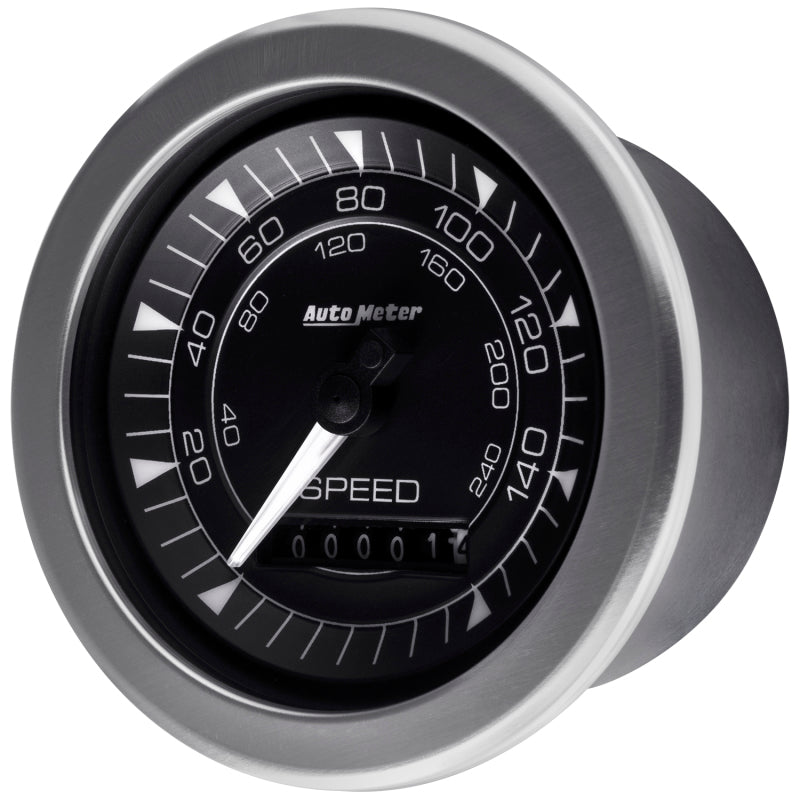 Autometer Chrono 3-3/8in 160MPH Electric Programmable Speedometer Gauge - Burkken Auto Parts