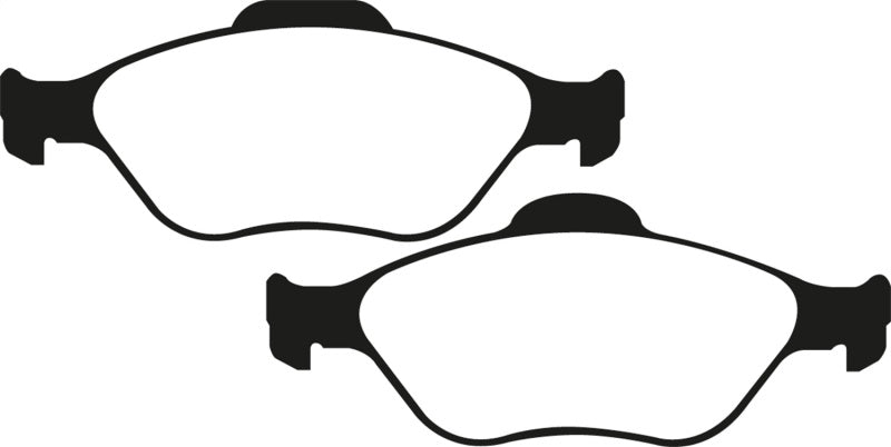 EBC 08+ Lotus 2-Eleven 1.8 Supercharged Greenstuff Front Brake Pads - Burkken Auto Parts