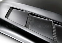 Anderson Composites 15-16 Ford Mustang (Excl. GT350/GT350R) Fiberglass Heat Extractor Hood - Burkken Auto Parts