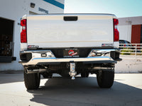 aFe Large Bore-HD 4in 409SS DPF-Back Exhaust System w/Polished Tips 20 GM Diesel Trucks V8-6.6L - Burkken Auto Parts