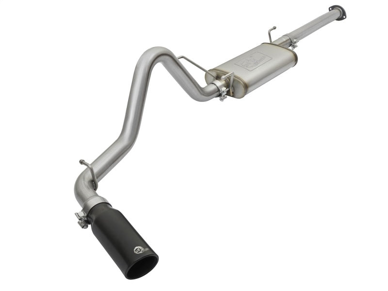 aFe MACHForce XP Cat Back SS Exhausts  Black Tips 05-12 Toyota Tacoma L4-2.7L - Burkken Auto Parts