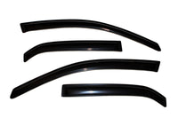 AVS 02-06 Mitsubishi Lancer Ventvisor Outside Mount Window Deflectors 4pc - Smoke - Burkken Auto Parts