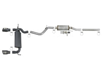 aFe Rebel Series 2.5in 409 SS Cat-Back Exhaust w/ Black Tips 2007+ Jeep Wrangler (JK) V6 3.6L/3.8L - Burkken Auto Parts