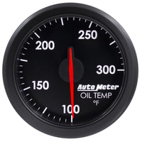 Autometer Airdrive 2-1/6in Oil Temp Gauge 100-300 Degrees F - Black - Burkken Auto Parts