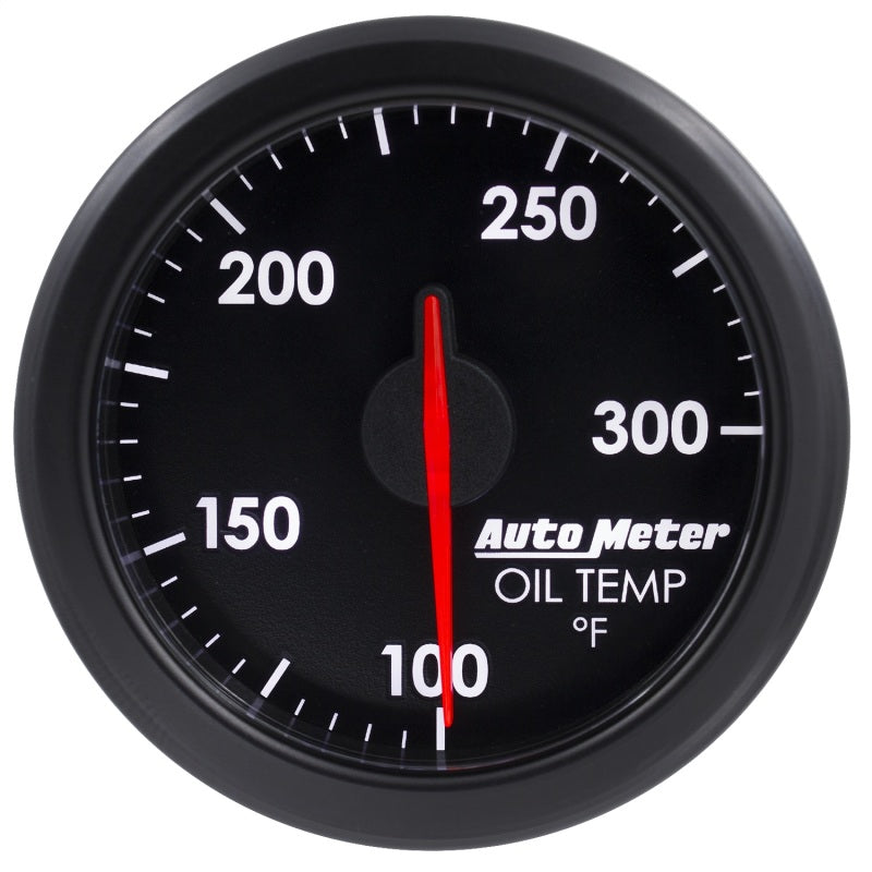 Autometer Airdrive 2-1/6in Trans Temperature Gauge 100-300 Degrees F - Black - Burkken Auto Parts