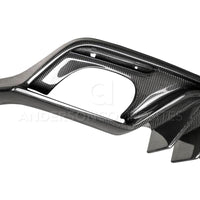 Anderson Composites 15-17 Ford Mustang Type-AR Rear Diffuser Quad Tip - Burkken Auto Parts