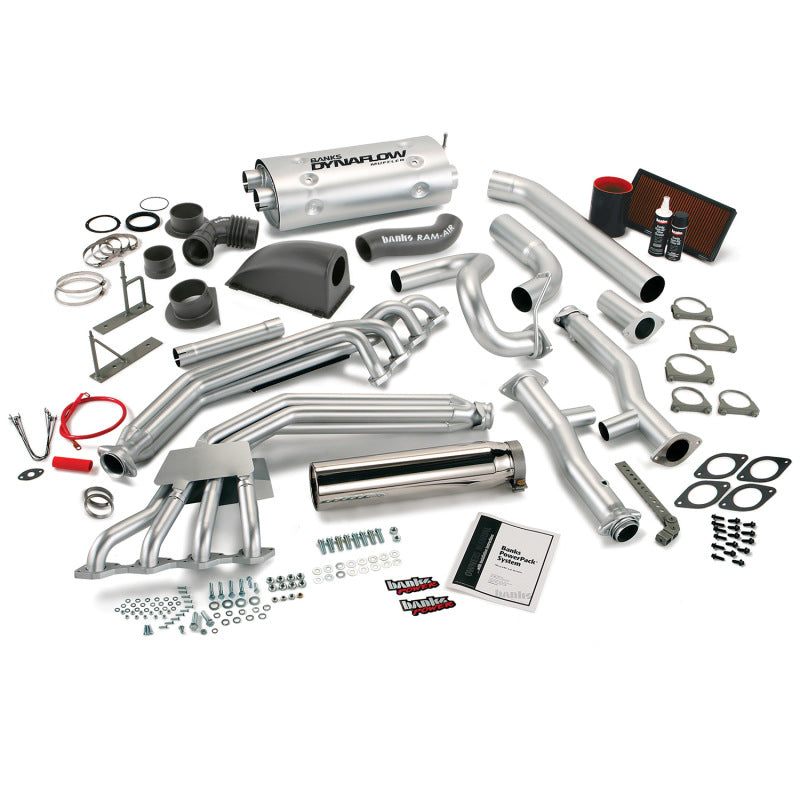 Banks Power 04-05 GM 8.1 Mh-W20/22 (L-Exit) PowerPack System - Burkken Auto Parts