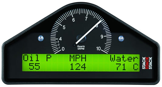 AutoMeter Stack Multi-Function Dash Display Logger (MFD) 0-8K RPM - Black - Burkken Auto Parts