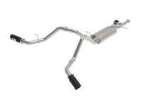aFe Gemini XV 3in 304 SS Cat-Back Exhaust w/ Cutout 09-18 GM Trucks 4.3L/4.8L/5.3L w/ Black Tips - Burkken Auto Parts