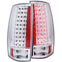 ANZO 2007-2014 Chevrolet Suburban LED Taillights Red/Clear G4 - Burkken Auto Parts