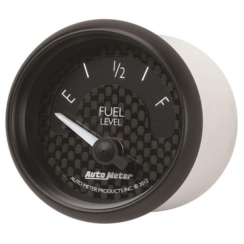 Autometer GT Series 52mm Short Sweep Electronic 0-90 ohms Fuel Level (For most 65-97 GM) - Burkken Auto Parts