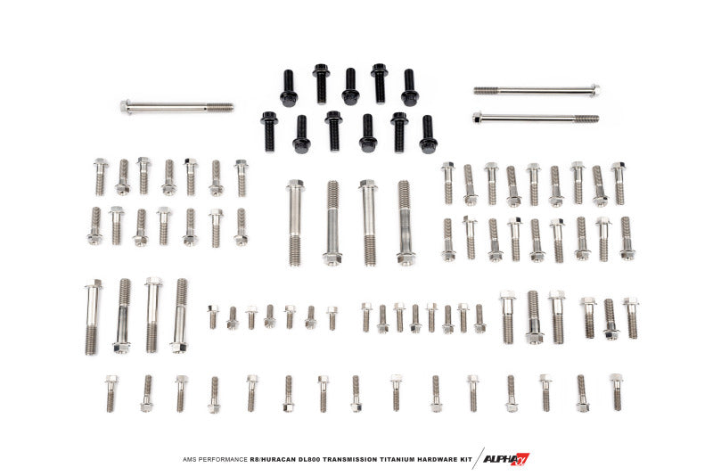 AMS Performance Audi R8/Lamborghini Huracan DL800 Transmission Titanium Hardware Kit - Burkken Auto Parts