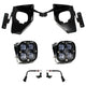 Baja Designs 16-18 Silverado 1500 Squadron Fog Pocket Kit - Clear - Burkken Auto Parts