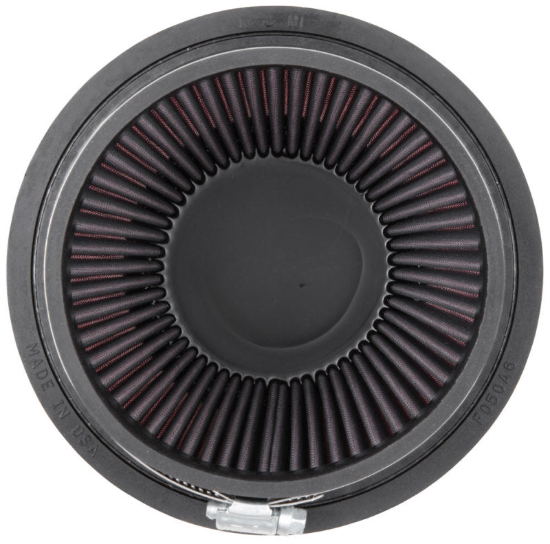 K&N Filter Universal Rubber Filter 5in Flange 6.5in Base 4.5in Top 5.5in Height - Burkken Auto Parts
