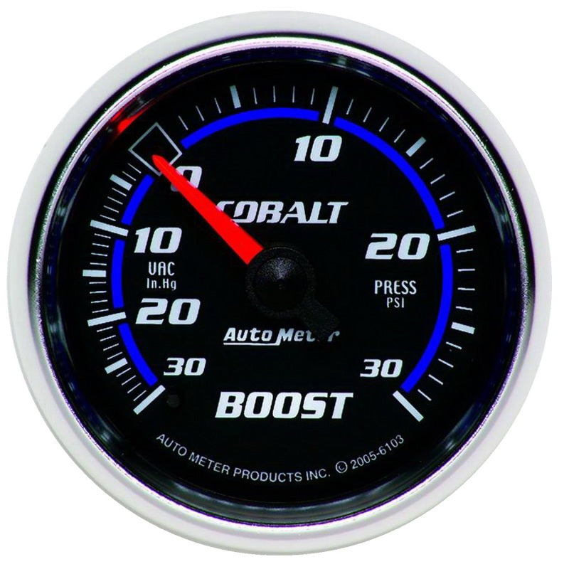 Autometer Cobalt 52mm 30psi mechanical Boost Gauge - Burkken Auto Parts