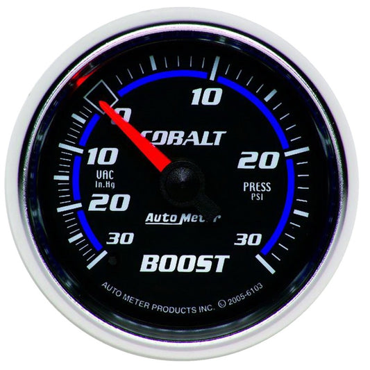 Autometer Cobalt 52mm 30psi mechanical Boost Gauge - Burkken Auto Parts