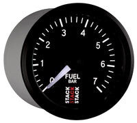 Autometer Stack 52mm 0-7 Bar M10 Male Pro Stepper Motor Fuel Pressure Gauge - Black - Burkken Auto Parts