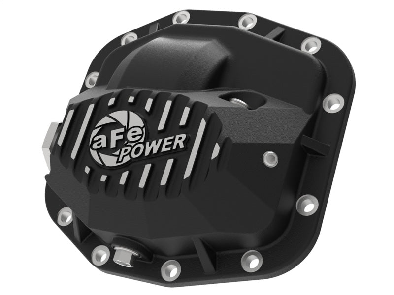 aFe Pro Series Front Differential Cover Black 2018+ Jeep Wrangler (JL) V6 3.6L (Dana M186) - Burkken Auto Parts