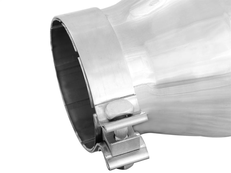 aFe Diesel Exhaust Tip Bolt On Polished 4in Inlet x 6in Outlet x 12in Length - Burkken Auto Parts