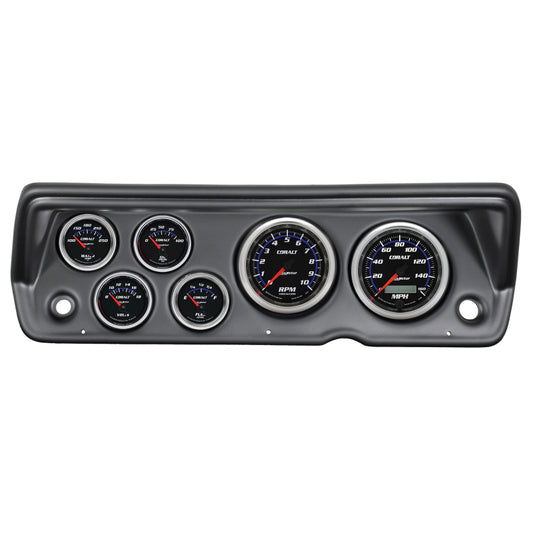 Autometer Cobalt 70-76 Duster/ Demon/ Dart Dash Kit 6pc Tach / MPH / Fuel / Oil / WTMP / Volt - Burkken Auto Parts