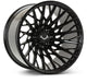 Vossen VFX-02T 20x10 - 8x165.1 - ET18 - Super Deep - 125.1 - Gloss Black Wheel