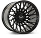 Vossen VFX-02T 22x9.5 - 6x139.7 - ET20 - Deep - 78.1 - Gloss Black Wheel
