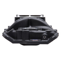Edelbrock Manifold SBC Performer Air Gap Black - Burkken Auto Parts