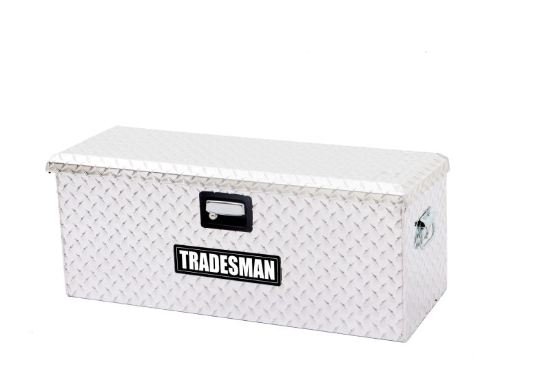 Tradesman Aluminum ATV Flush Mount Storage Box (32in.) - Brite - Burkken Auto Parts