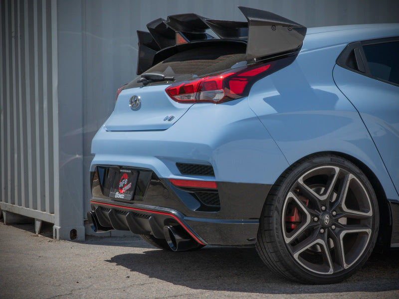 aFe Hyundai Veloster N 21-22 L4-2.0L (t) Takeda Cat-Back Exhaust System- Black Tips - Burkken Auto Parts