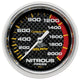 Autometer Carbon Fiber 66.7mm Mechanical 0-2000 PSI Nitrous Press Gauge - Burkken Auto Parts