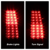 xTune Chevy Silverado 1500/2500/3500 03-06 LED Tail Lights Red Clear ALT-ON-CS03-LED-RC - Burkken Auto Parts