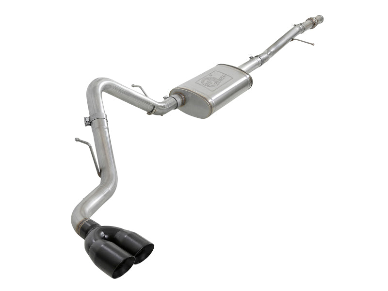 aFe Vulcan Series 3in 304SS Exhaust Cat-Back w/Blk Tip 2019 GM Silverado/Sierra 1500 V6-4.3L/V8-5.3L - Burkken Auto Parts