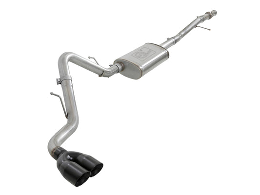 aFe Vulcan Series 3in 304SS Exhaust Cat-Back w/Blk Tip 2019 GM Silverado/Sierra 1500 V6-4.3L/V8-5.3L - Burkken Auto Parts