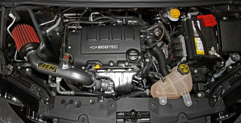 AEM 12-16 Chevrolet Sonic 1.4L L4 Gunmetal Gray Cold Air Intake - Burkken Auto Parts