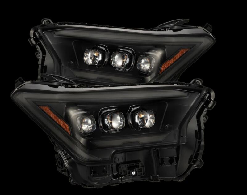 AlphaRex 2024 Toyota Tacoma NOVA-Series Projector Headlights (Pair) - Alpha-Black w/Activation Light - Burkken Auto Parts