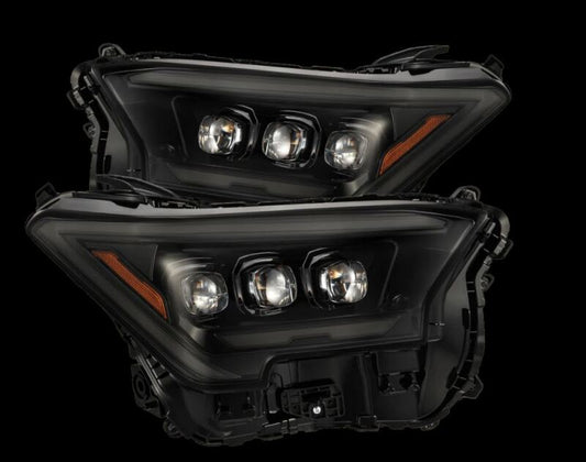 AlphaRex 2024 Toyota Tacoma NOVA-Series Projector Headlights (Pair) - Alpha-Black w/Activation Light - Burkken Auto Parts