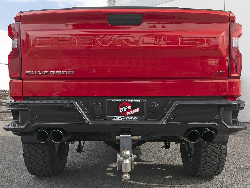 aFe 23-24 GM Trucks L6-3.0L (td) LZ0 Vulcan Series 3in 304 SS DPF-Back Exhaust System w/ Black Tip - Burkken Auto Parts