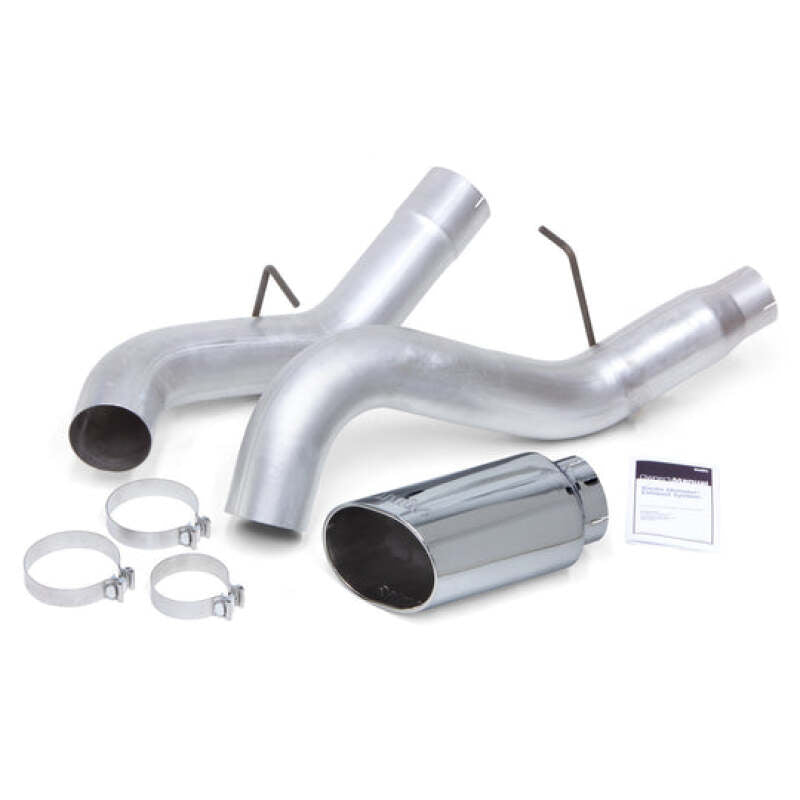 Banks Power 11-15 Chevrolet Silverado 6.6L LML 5in Monster Exhaust w/ SideKick S/S Chrome Tip - Burkken Auto Parts
