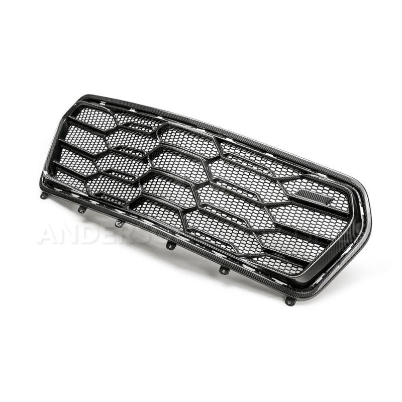 Anderson Composites 17-18 Chevrolet Camaro ZL1 1LE Front Lower Grille - Burkken Auto Parts