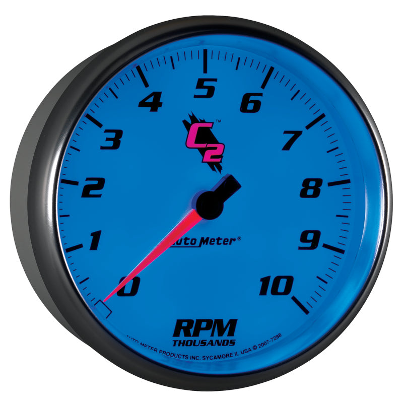 Autometer C2 5 inch 10000 RPM In-Dash Tachometer - Burkken Auto Parts