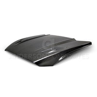 Anderson Composites 2015-2017 Ford Mustang Double Sided Carbon Fiber Type-OE Style Hood - Burkken Auto Parts