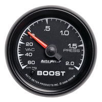 Autometer ES 52mm Boost/Vacuum Gauge - Burkken Auto Parts