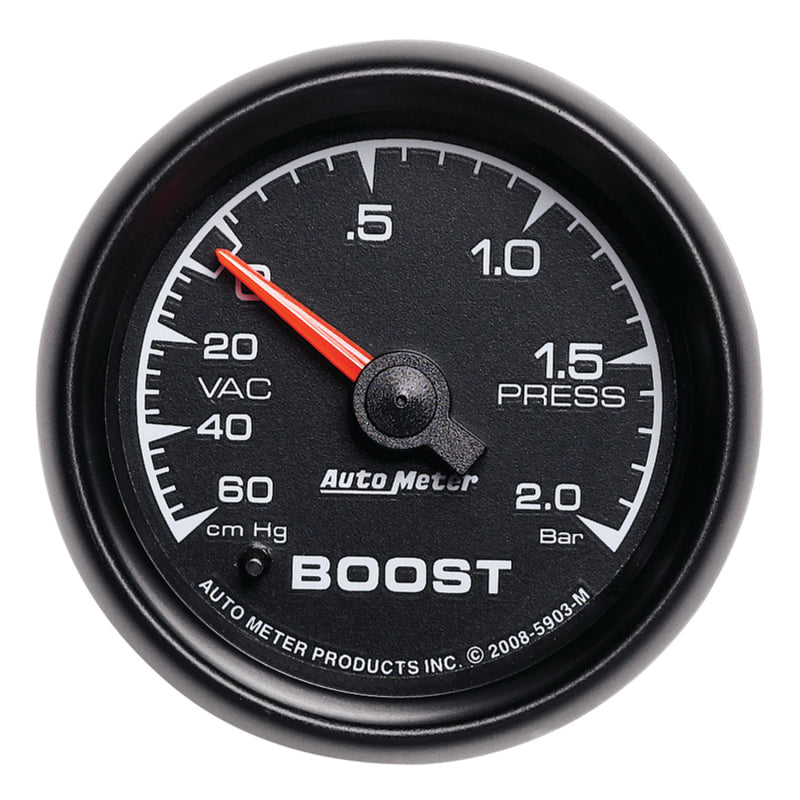 Autometer ES 52mm 60cm.Hg - 2.0 Bar Mechanical Boost/Vacuum Gauge - Burkken Auto Parts