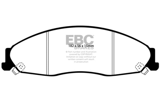 EBC 02-05 Cadillac CTS 2.6 Redstuff Front Brake Pads - Burkken Auto Parts