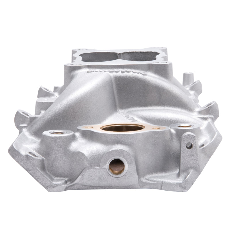 Edelbrock Manifold Marine RPM Chevy Big Block Oval Port w/ Brass - Burkken Auto Parts