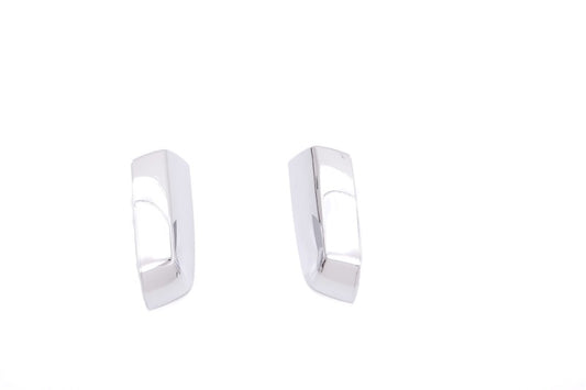 AVS 14-18 Chevy Silverado 1500 (w/o Light Holes) Mirror Covers 2pc - Chrome - Burkken Auto Parts